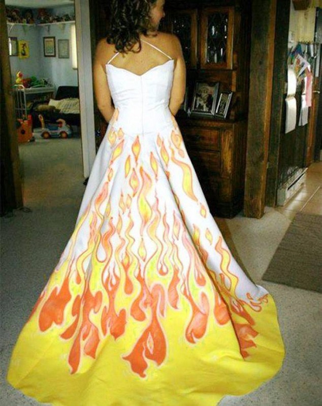 Flame dress