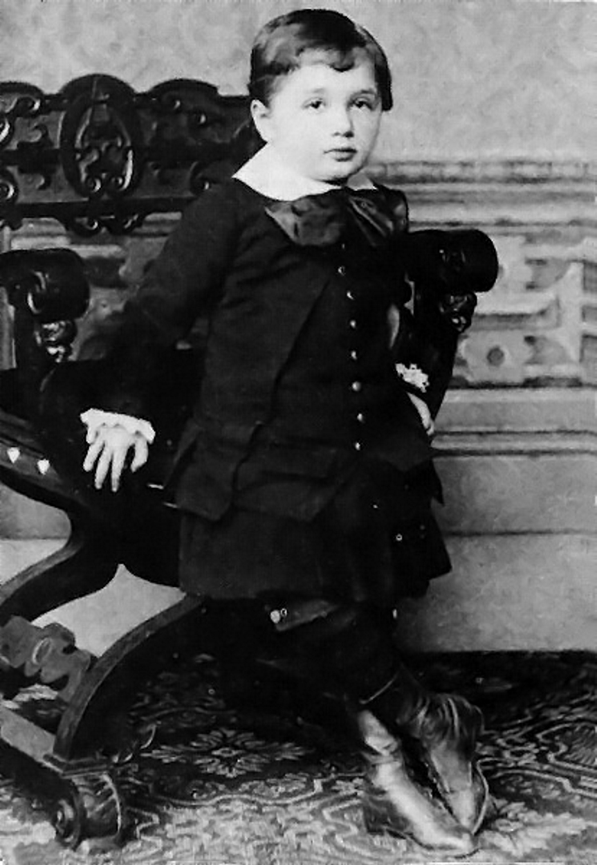 Albert Einstein at the age of 3