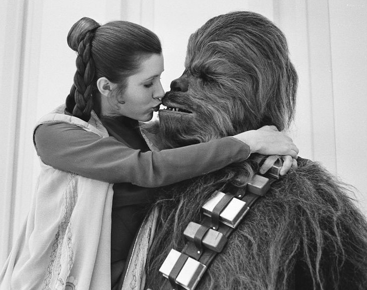 Leia and Chewbacca