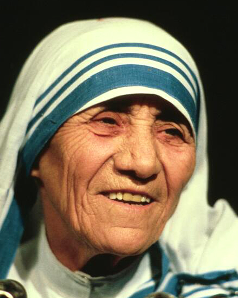 Mother Teresa smiling