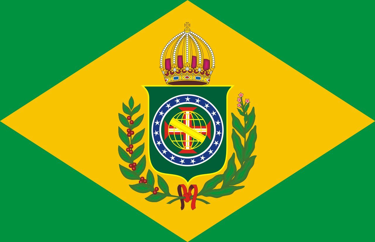 The Flag of the Empire of Brazil