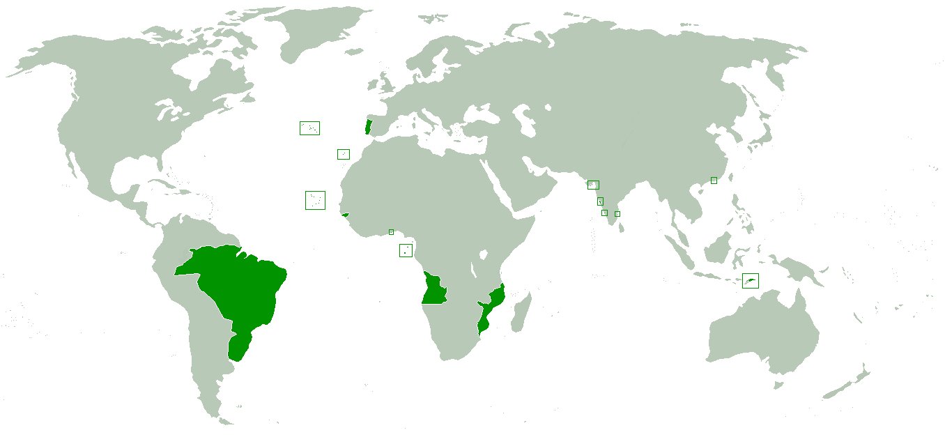 The Portuguese Empire in 1800